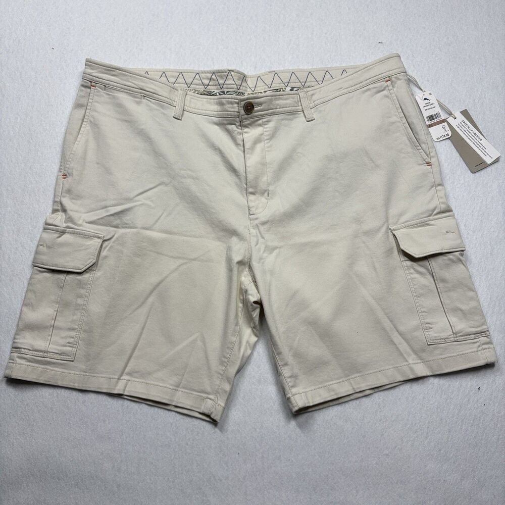 NWT Tommy Bahama Men’s Cabo Coast Cargo 9 Khaki Shorts Sz 42 MSRP $118